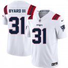 New England Patriots #31 Kevin Byard III White 2026 F.U.S.E. Stitched Jersey