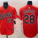 Baltimore Orioles #28 Trevor Rogers Orange Stitched Jersey