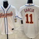 Venezuela #11 Maikel Garcia White 2026 World Baseball Classic Jersey