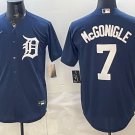 Detroit Tigers #7 Kevin McGonigle Navy Stitched Jersey