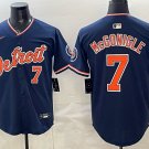 Detroit Tigers #7 Kevin McGonigle Navy 2026 Alternate Vapor Premier Limited Stitched Jersey