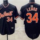 Detroit Tigers #34 Chet Lemon Black 2026 Alternate Stitched Jersey