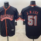 San Francisco Giants #51 Jung Hoo Lee Black 2026 Alternate Stadium Stitched Jersey