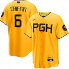Pittsburgh Pirates #6 Konnor Griffin Yellow City Connect Limited Jersey