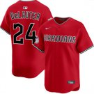 Cleveland Guardians #24 Chase DeLauter Red Stitched Jersey