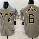 Pittsburgh Pirates #6 Konnor Griffin Grey Limited Jersey