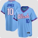 Atlanta Braves #10 Chipper Jones Powder Blue 2026 City Connect Stadium Stitched Jersey