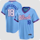 Atlanta Braves #18 Mike Yastrzemski Powder Blue 2026 City Connect Stadium Stitched Jersey