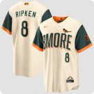 Baltimore Orioles #8 Cal Ripken Jr Natural 2026 City Connect Stadium Stitched Jersey