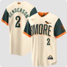 Baltimore Orioles #2 Gunnar Henderson Natural 2026 City Connect Stadium Stitched Jersey