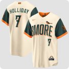 Baltimore Orioles #7 Jackson Holliday Natural 2026 City Connect Stadium Stitched Jersey