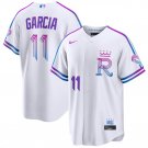 Kansas City Royals #11 Maikel García White 2026 City Connect Stadium Stitched Jersey