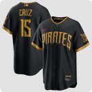 Pittsburgh Pirates #15 Oswin Appollis Black 2026 City Connect Stadium Stitched Jersey