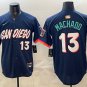 San Diego Padres #13 Manny Machado Obsidian 2026 City Connect Stadium Limited Stitched Jersey