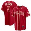 Texas Rangers #5 Corey Seager Red 2026 City Connect Stadium Stitched Jersey