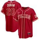 Texas Rangers #20 Ezequiel Durán Red 2026 City Connect Stadium Stitched Jersey