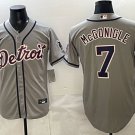 Detroit Tigers #7 Kevin McGonigle Grey Cool Base Stitched Jersey