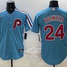 Philadelphia Phillies #24 Andrew Painter Blue Stitched Jersey