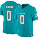 Miami Dolphins #0 Ollie Gordon Aqua 2026 F.U.S.E. Vapor Limited Stitched Jersey