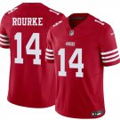 San Francisco 49ers #14 Kurtis Rourke Red 2026 F.U.S.E. Vapor Untouchable Limited Stitched Jersey