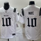 New England Patriots #10 Drake Maye White F.U.S.E. Gothic Revolution Edition Stitched Jersey