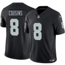 Las Vegas Raiders #8 Kirk Cousins Black 2026 F.U.S.E. Vapor Untouchable Limited Stitched Jersey