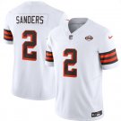 Cleveland Browns #2 Shedeur Sanders White 1946 Collection F.U.S.E. Vapor Limited Stitched Jersey