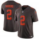 Cleveland Browns #2 Shedeur Sanders Brown F.U.S.E. 'Alpha Dawg Edition' Stitched Jersey