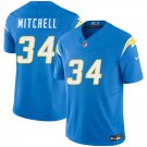 Los Angeles Chargers #34 Keaton Mitchell Blue 2026 F.U.S.E. Vapor Limited Stitched Jersey
