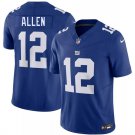 New York Giants #12 Brandon Allen Blue 2026 F.U.S.E. Vapor Untouchable Limited Stitched Jersey