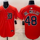 Detroit Tigers #48 Mr. Miller Orange 2026 Alternate Vapor Premier Limited Stitched Jersey