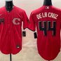 Cincinnati Reds #44 Elly De La Cruz Red 2026 City Connect Stadium Stitched Jersey