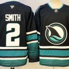 San Jose Sharks #2 Will Smith Black Authentic Stitched Hockey Jersey