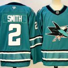 San Jose Sharks #2 Will Smith Blue Stitched Hockey Jersey