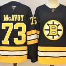 Boston Bruins #73 Charlie McAvoy Black Stitched Hockey Jersey