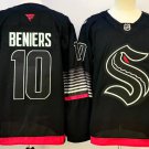 Seattle Kraken #10 Matty Beniers Black 2026 Alternate Stitched Hockey Jersey