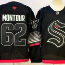 Seattle Kraken #62 Brandon Montour Black 2026 Alternate Stitched Hockey Jersey