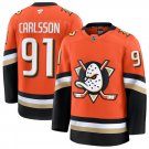 Anaheim Ducks #91 Leo Carlsson Orange 2026 Home Stitched Hockey Jersey