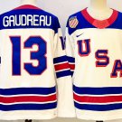 Johnny Gaudreau USA #13 Hockey White 2026 Replica Jersey