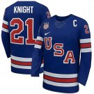 USA #21 Knight Royal 2026 With C Patch Stitched Hockey Jersey