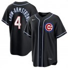 Chicago Cubs #4 Pete Crow-Armstrong 2026 Black Out Stitched Jersey