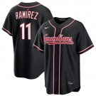 Cleveland Guardians #11 José Ramírez 2026 Black Out Stitched Jersey