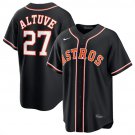 Houston Astros #27 Jose Altuve 2026 Black Out Stitched Jersey
