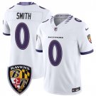 Baltimore Ravens #0 Roquan Smith White 2026 F.U.S.E. Vapor Limited Stitched Jersey