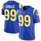 Los Angeles Rams #99 Aaron Donald Royal 2026 F.U.S.E. With 4- Star C Patch Stitched Jersey