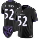 Baltimore Ravens #52 Ray Lewis Black 2026 F.U.S.E. Alternate Vapor Limited Stitched Jersey