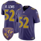 Baltimore Ravens #52 Ray Lewis Purple 2026 F.U.S.E. Alternate Vapor Limited Stitched Jersey
