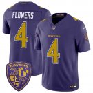 Baltimore Ravens #4 Zay Flowers Purple 2026 F.U.S.E. Alternate Vapor Limited Stitched Jersey