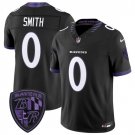 Baltimore Ravens #0 Roquan Smith Black 2026 F.U.S.E. Alternate Vapor Limited Stitched Jersey
