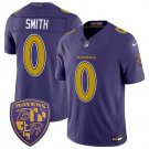 Baltimore Ravens #0 Roquan Smith Purple 2026 F.U.S.E. Alternate Vapor Limited Stitched Jersey